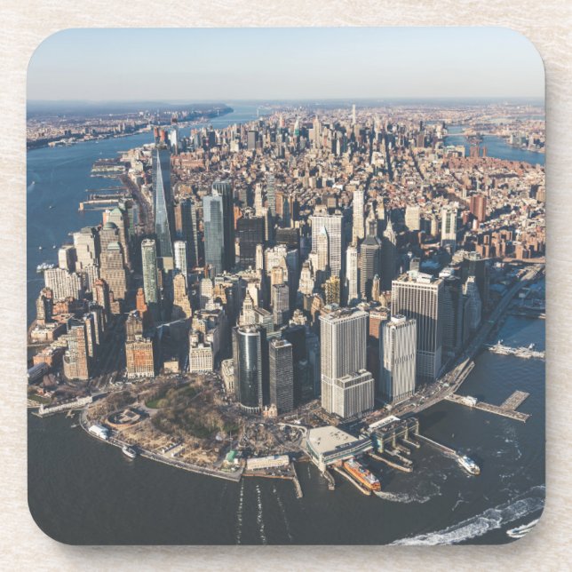 Coastline | Manhattan, New York City Coaster (Front)