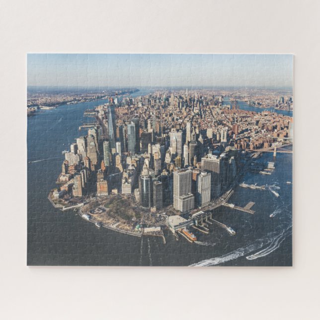 Coastline | Manhattan, New York City Jigsaw Puzzle (Horizontal)