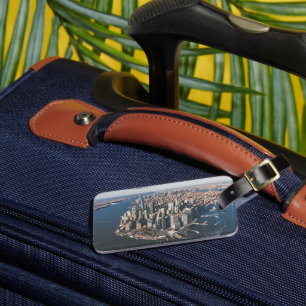 Coastline Manhattan, New York City Luggage Tag