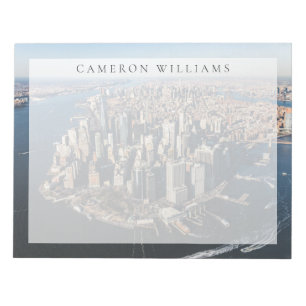 Coastline Manhattan, New York City Notepad
