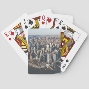 Coastline Manhattan, New York City Playing Cards