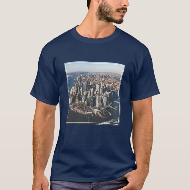Coastline | Manhattan, New York City T-Shirt (Front)