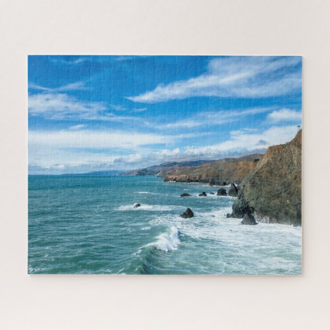 Coastline | Marin Headlands, California Jigsaw Puzzle (Horizontal)