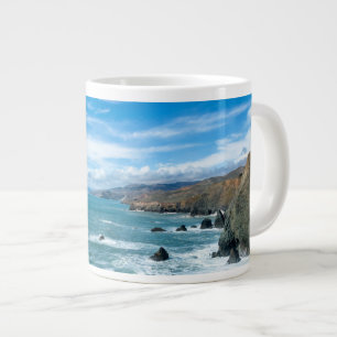 Coastline   Marin Headlands, California Large Coffee Mug