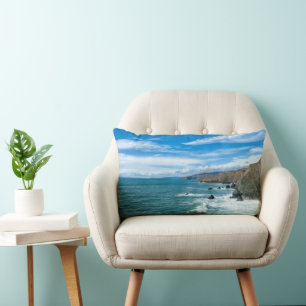 Coastline Marin Headlands, California Lumbar Cushion