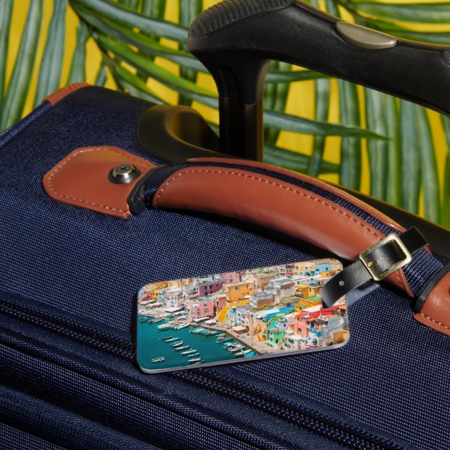 Coastline | Naples Italy Luggage Tag (Front Insitu 3)