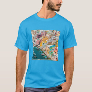 Coastline Naples Italy T-Shirt
