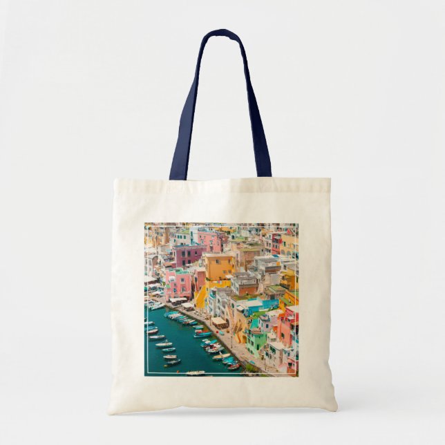 Coastline | Naples Italy Tote Bag (Front)
