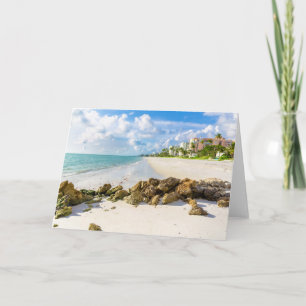 Coastline   Naples Pier, Southwest Florida Card