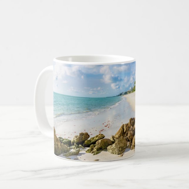 Coastline | Naples Pier, Southwest Florida Coffee Mug (Front Left)
