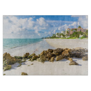 Coastline   Naples Pier, Southwest Florida Cutting Board