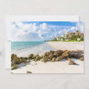 Coastline   Naples Pier, Southwest Florida Thank You Card