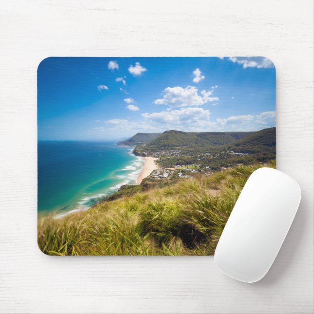 Coastline | New South Wales, Australia Mouse Pad (With Mouse)