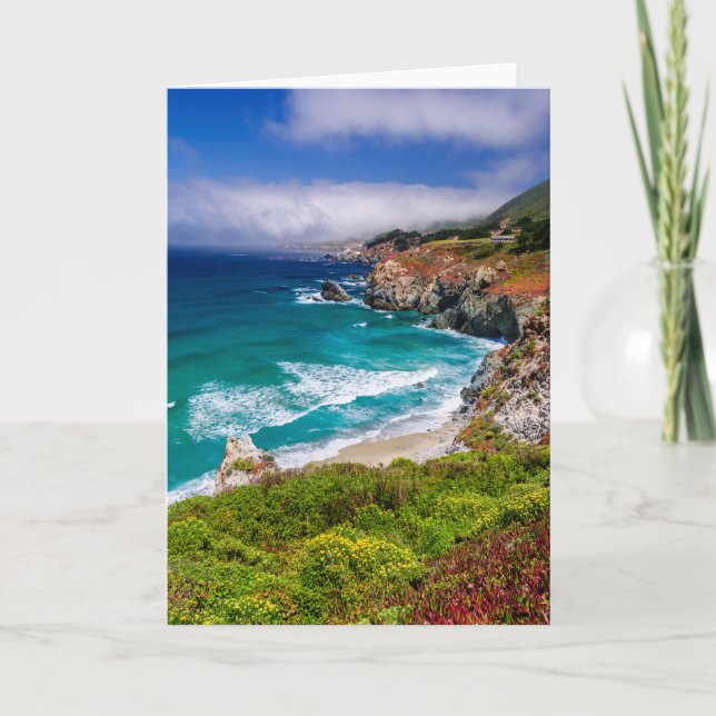 Coastline Of Big Sur, California Card (Front)