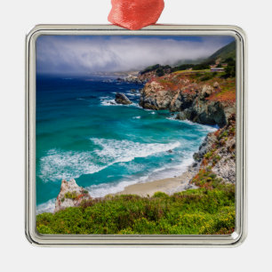 Coastline Of Big Sur, California Metal Ornament