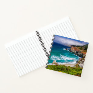 Coastline Of Big Sur, California Notebook