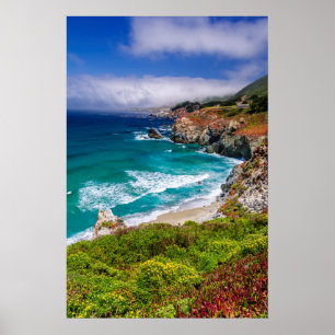 Coastline Of Big Sur, California Poster