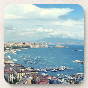 Coastline Photo Naples Italy Coaster