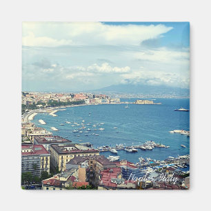 Coastline Photo Naples Italy Magnet