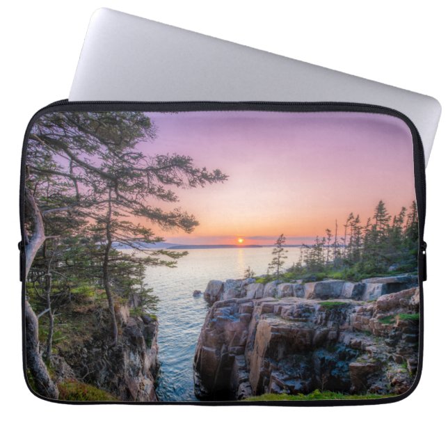 Coastline | Ravens Nest Acadia National Park Maine Laptop Sleeve (Front)