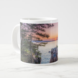 Coastline   Ravens Nest Acadia National Park Maine Large Coffee Mug