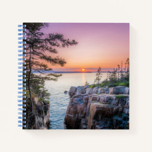 Coastline Ravens Nest Acadia National Park Maine Notebook