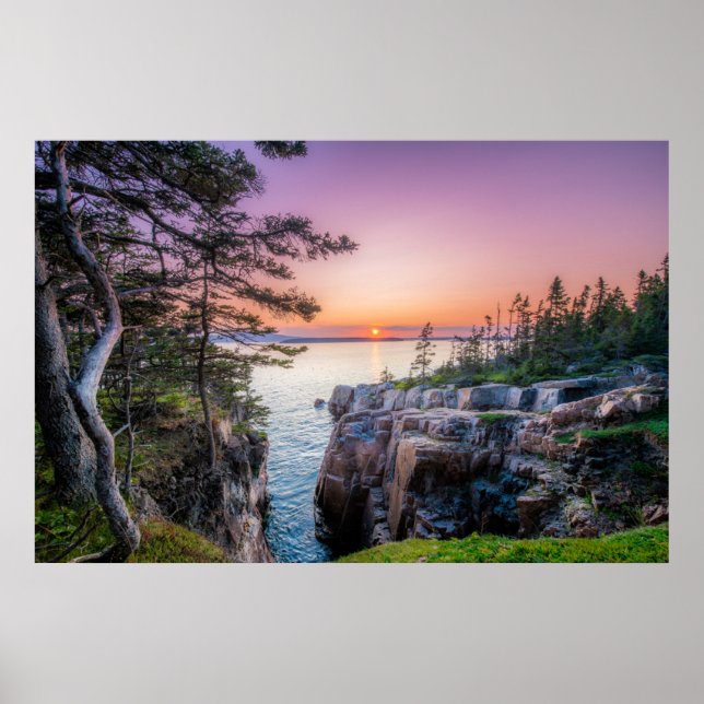 Coastline | Ravens Nest Acadia National Park Maine Poster (Front)