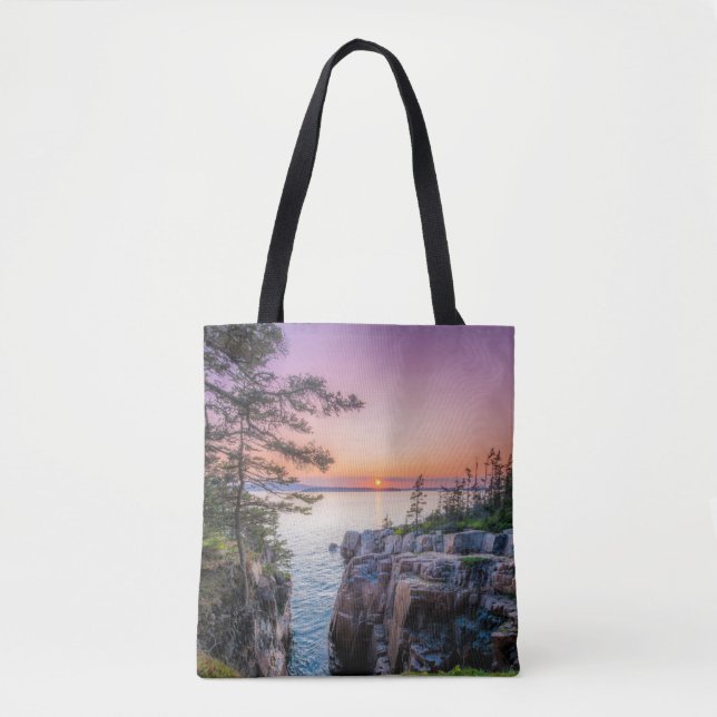 Coastline | Ravens Nest Acadia National Park Maine Tote Bag (Front)