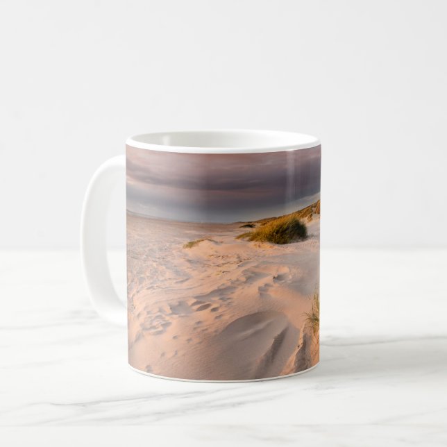 Coastline | Saltum Beach, Denmark Coffee Mug (Front Left)
