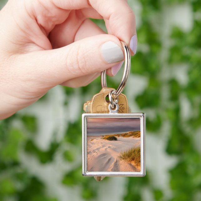 Coastline | Saltum Beach, Denmark Key Ring (Hand)
