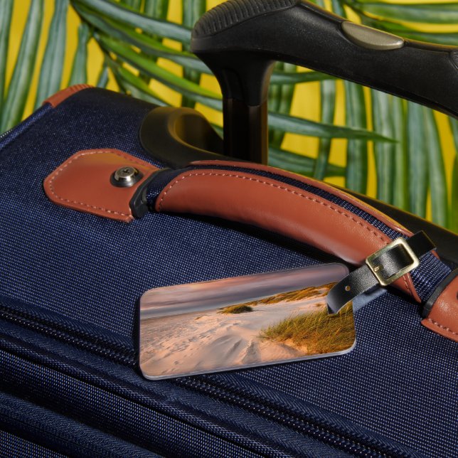 Coastline | Saltum Beach, Denmark Luggage Tag (Front Insitu 3)