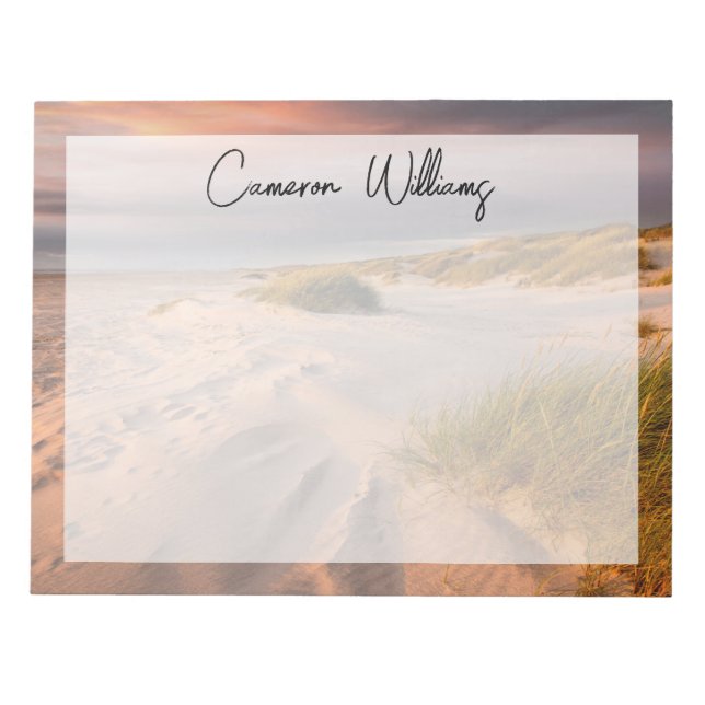 Coastline | Saltum Beach, Denmark Notepad (Front)