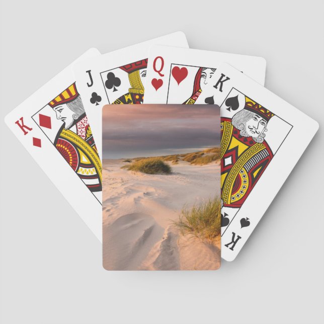 Coastline | Saltum Beach, Denmark Playing Cards (Back)