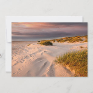 Coastline   Saltum Beach, Denmark Thank You Card