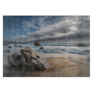 Coastline Stormy Big Sur, California Cutting Board