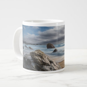 Coastline   Stormy Big Sur, California Large Coffee Mug