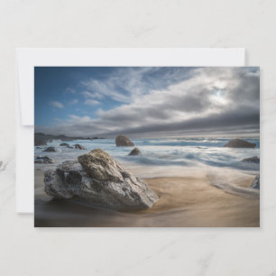 Coastline Stormy Big Sur, California Thank You Card