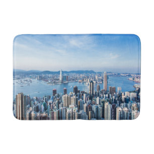 Coastline Tsim Sha Tsu, Hong Kong Island, Asia Bath Mat