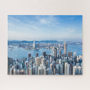 Coastline   Tsim Sha Tsu, Hong Kong Island, Asia Jigsaw Puzzle