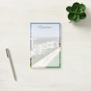 Coastline Urban Beach, Miami, Florida Post-it Notes