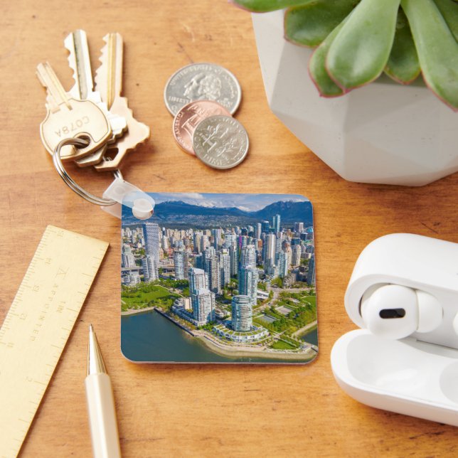 Coastline | Vancouver, British Columbia, Canada Key Ring (Desk)