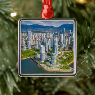 Coastline Vancouver, British Columbia, Canada Metal Ornament