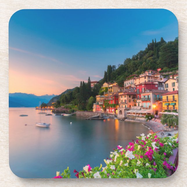 Coastline | Varenna, Lombardy, Italy Coaster (Front)
