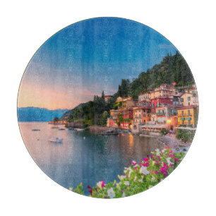 Coastline Varenna, Lombardy, Italy Cutting Board