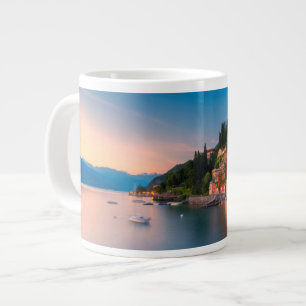 Coastline   Varenna, Lombardy, Italy Large Coffee Mug