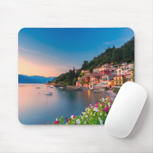 Coastline | Varenna, Lombardy, Italy Mouse Pad (With Mouse)