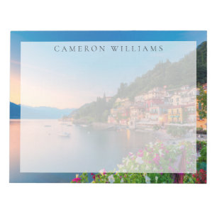 Coastline Varenna, Lombardy, Italy Notepad