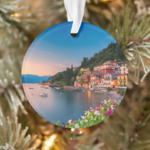 Coastline Varenna, Lombardy, Italy Ornament