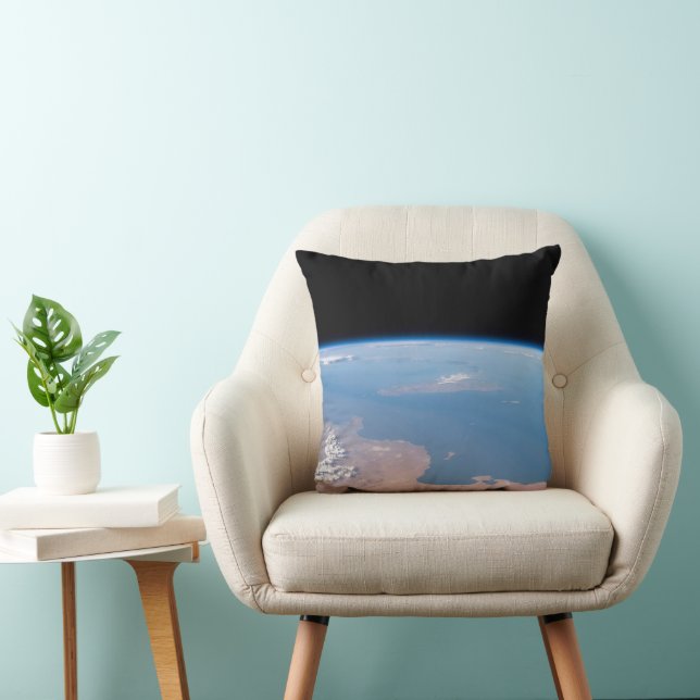 Coasts Of Tunisia And Libya And Island Of Sicily Cushion (Chair)