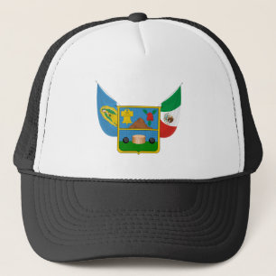 Coat Arms Hidalgo Offical Mexico Heraldry Symbol Trucker Hat